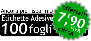 etichette adesive economiche