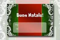 Etichetta Natale personalizzata