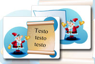 Etichetta Natale da stampare