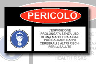 Etichetta di pericolo Danger