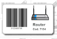 Etichetta prezzo con barcode